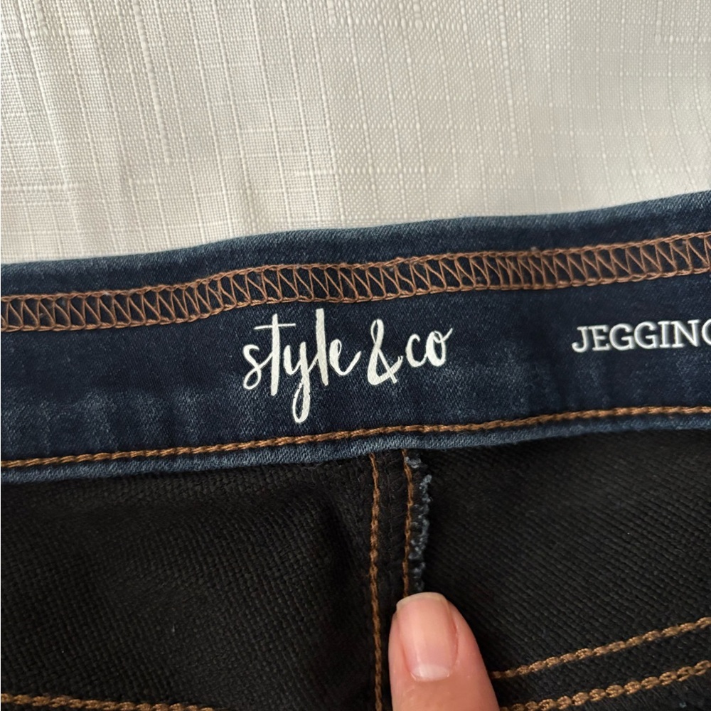 Style & Co. Dark Blue Skinny Jeans - Picture 10 of 13
